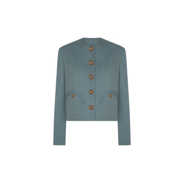 Blazé Milano Shamo Bolero in Mystere Aqua Jacket