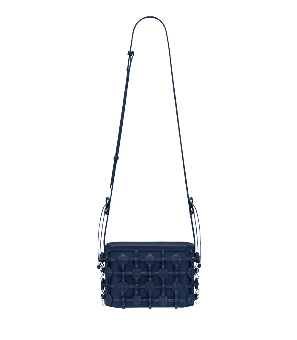Blue-Button-Bow-Box-in-Ink-collection-coveti88223_nobg Polène Button Bow Box in Ink Button Bow Box in Ink - Clutch Bags - Parisian Luxury Leather Bag at Coveti