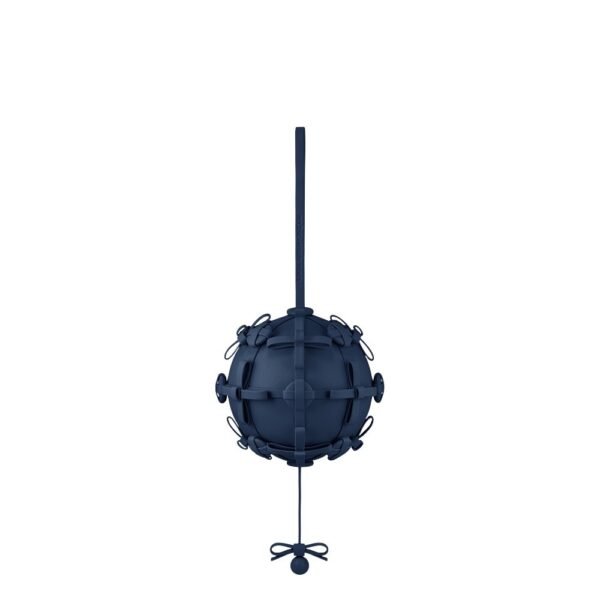 Polène Button Bow Sphere in Ink Button Bow Sphere in Ink - Clutch Bags - Parisian Luxury Leather Bag at Coveti