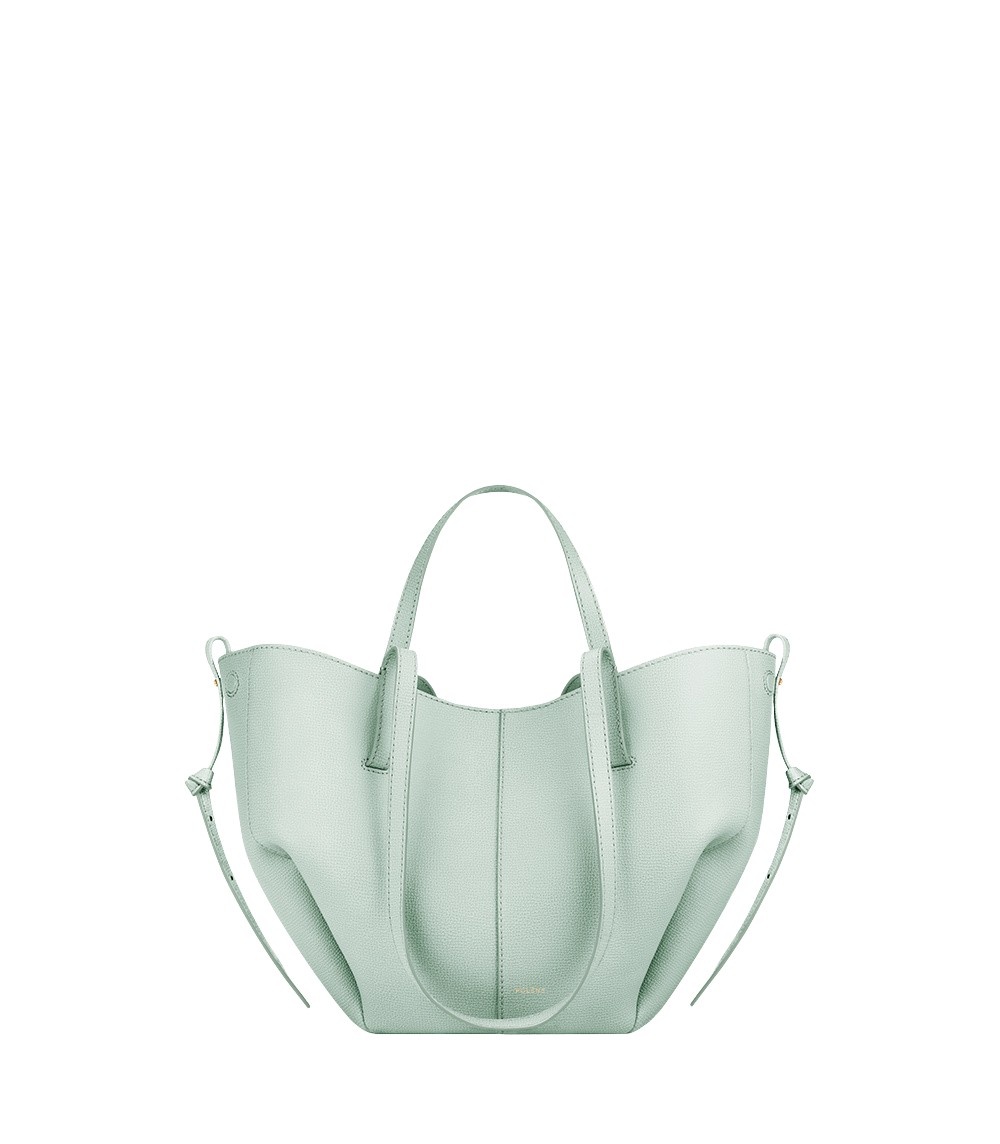 Polène Cyme Mini in Sea Foam Cyme Mini in Sea Foam - Mini Bags - Parisian Luxury Leather Bag at Coveti
