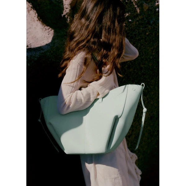 Polene Cyme in Sea Foam Bag, view 2