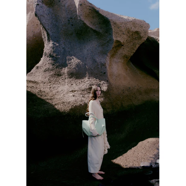 Polene Cyme in Sea Foam Bag, view 4