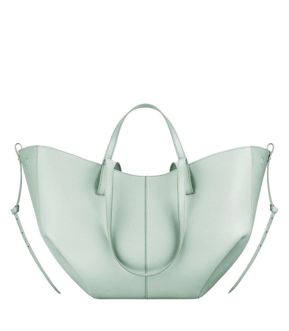 Polène Cyme in Sea Foam Cyme in Sea Foam - Totes & Top-Handle Bags - Parisian Luxury Leather Bag at Coveti