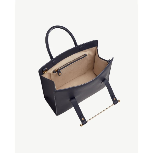 Strathberry Midi Tote in Marine Blue, view 6