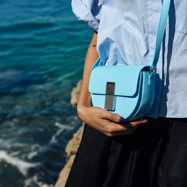 Ateliers Auguste Mini Sully in Light Blue bag