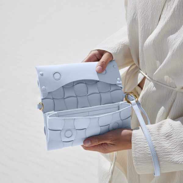 Polène Neiti in Polar Neiti in Polar - Shoulder & Crossbody Bags - Parisian Luxury Leather Bag at Coveti