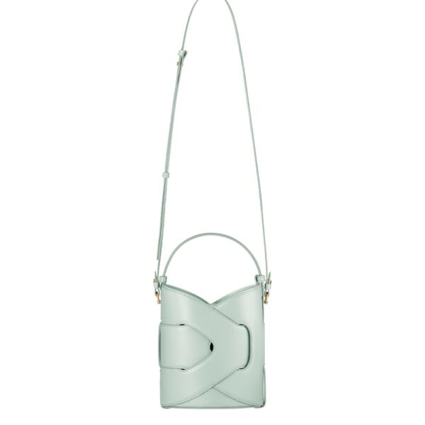 Polène Nodde Seau in Sea Foam Nodde Seau in Sea Foam - Bucket Bags - Parisian Luxury Leather Bag at Coveti