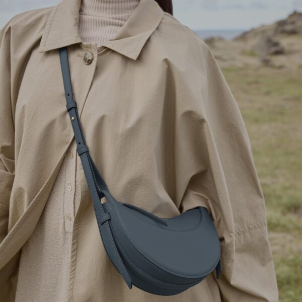 Polène Numéro Dix in Midnight Blue Numéro Dix in Midnight Blue - Shoulder & Crossbody Bags - Parisian Luxury Leather Bag at Coveti