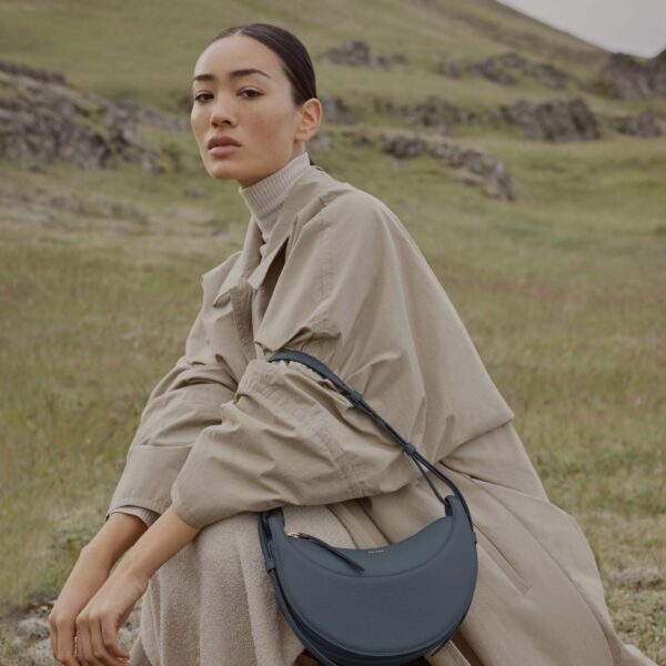 Polène Numéro Dix in Midnight Blue Numéro Dix in Midnight Blue - Shoulder & Crossbody Bags - Parisian Luxury Leather Bag at Coveti