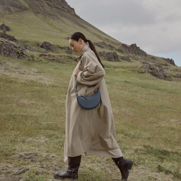Polène Numéro Dix in Midnight Blue Numéro Dix in Midnight Blue - Shoulder & Crossbody Bags - Parisian Luxury Leather Bag at Coveti