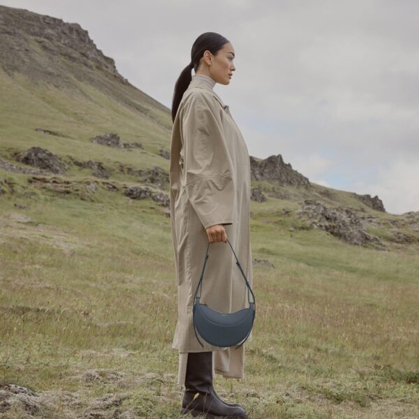 Polène Numéro Dix in Midnight Blue Numéro Dix in Midnight Blue - Shoulder & Crossbody Bags - Parisian Luxury Leather Bag at Coveti