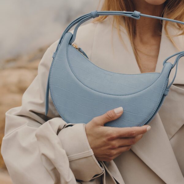 Polène Numéro Dix in Polar Numéro Dix in Polar - Shoulder & Crossbody Bags - Parisian Luxury Leather Bag at Coveti