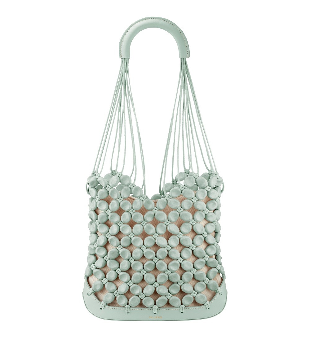 Polène Solé in Sea Foam Solé in Sea Foam - Shoulder & Crossbody Bags - Parisian Luxury Leather Bag at Coveti