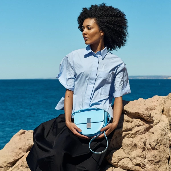 Ateliers Auguste Sully in Light Blue bag