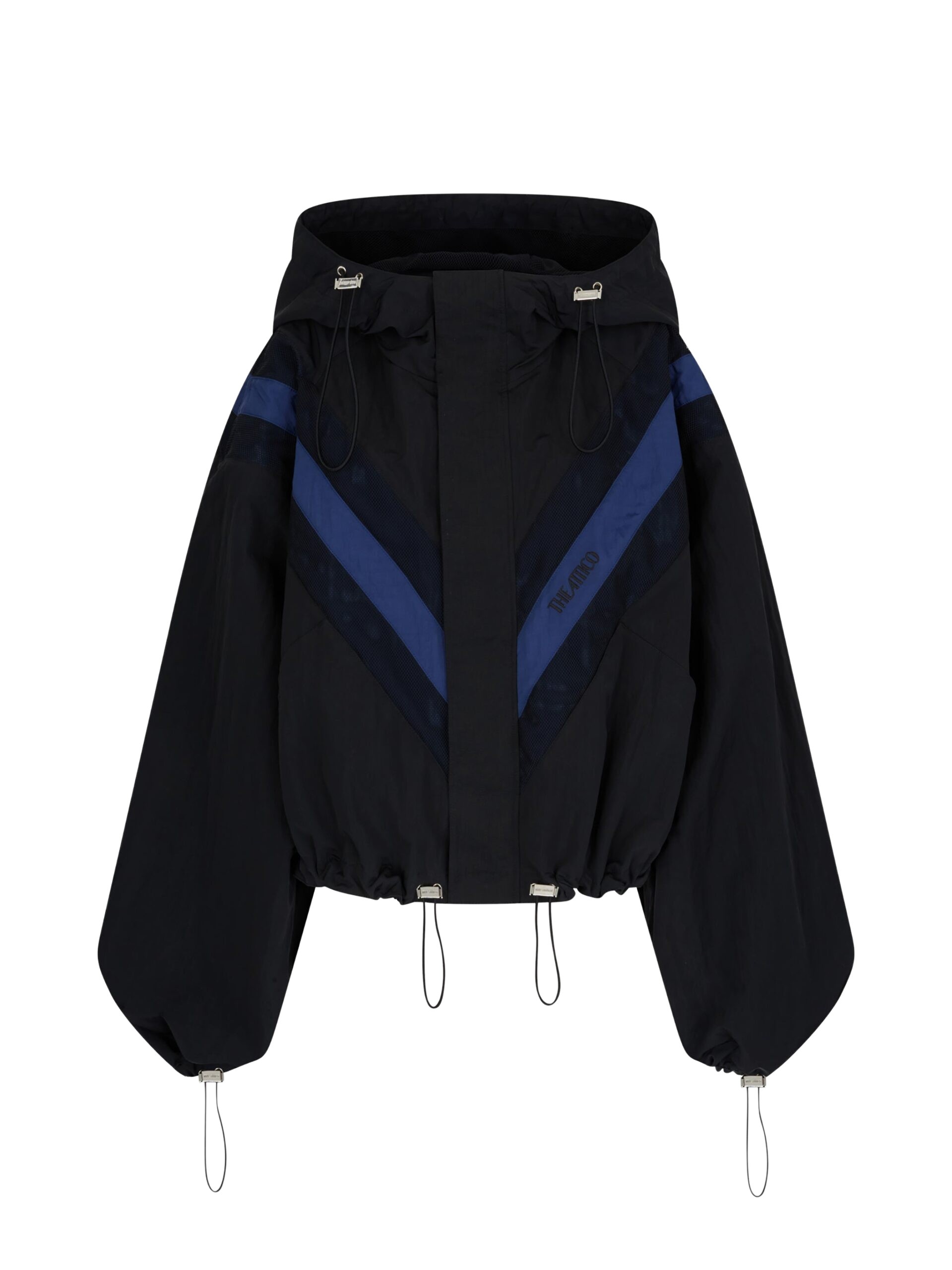 The Attico Blue and black bomber Jacket