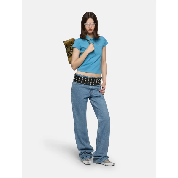 The Attico Blue t-shirt Top, view 2