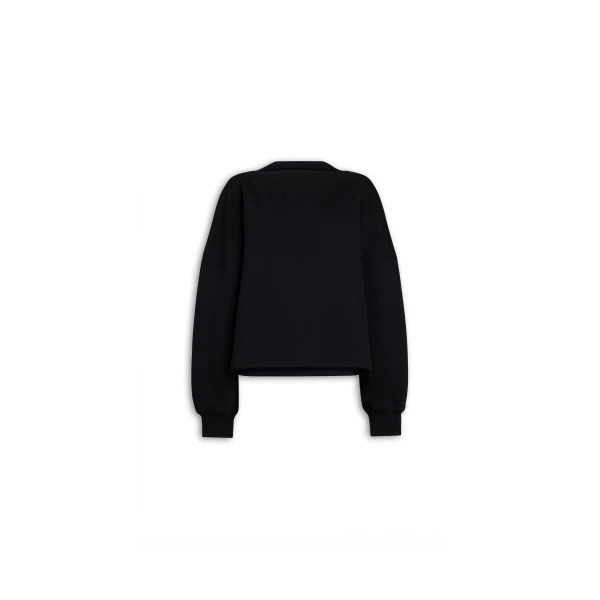Alaia Boatneck Fleece Sweat Knit