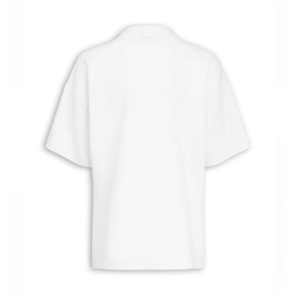 Alaïa Boxy Cotton T Shirt - ALAÏA Tops - Laser Cut Luxury - Shop at Coveti