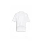 Alaïa Boxy Cotton T Shirt - ALAÏA Tops - Laser Cut Luxury - Shop at Coveti