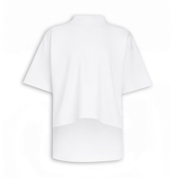 Alaïa Boxy Cotton T Shirt - ALAÏA Tops - Laser Cut Luxury - Shop at Coveti