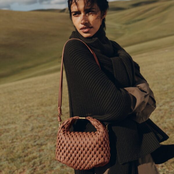 Polène Béri in Onda Cognac Béri in Onda Cognac - Shoulder & Crossbody Bags - Parisian Luxury Leather Bag at Coveti