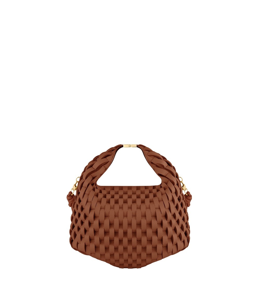 Polène Béri in Onda Cognac Béri in Onda Cognac - Shoulder & Crossbody Bags - Parisian Luxury Leather Bag at Coveti