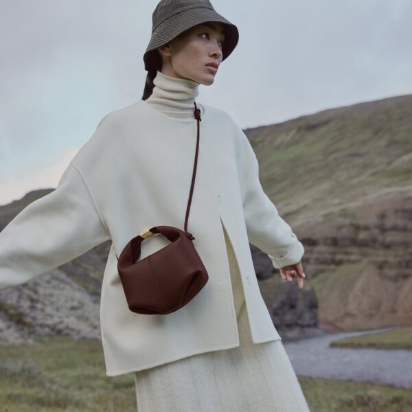 Polène Béri in Sandalwood Béri in Sandalwood - Shoulder & Crossbody Bags - Parisian Luxury Leather Bag at Coveti