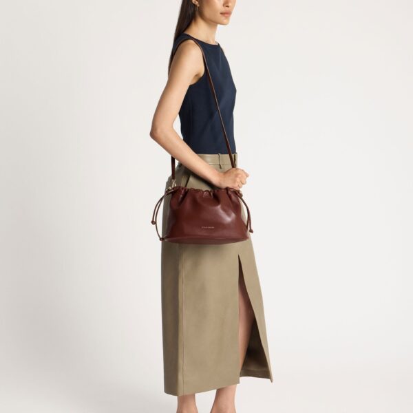 Strathberry Charlotte Midi Drawstring bucket bag