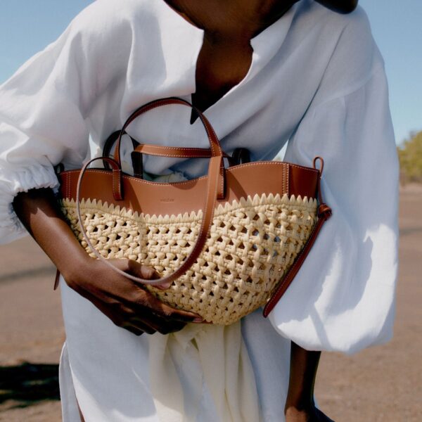 Polène Cyme Mini in Brown Cyme Mini in Brown - Mini Bags - Parisian Luxury Leather Bag at Coveti