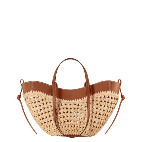 Polène Cyme Mini in Brown Cyme Mini in Brown - Mini Bags - Parisian Luxury Leather Bag at Coveti