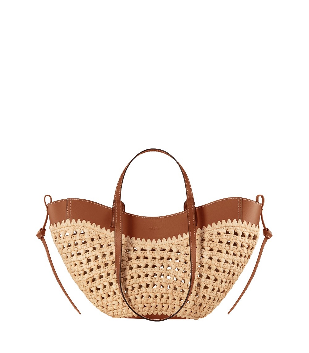 Polène Cyme Mini in Brown Cyme Mini in Brown - Mini Bags - Parisian Luxury Leather Bag at Coveti