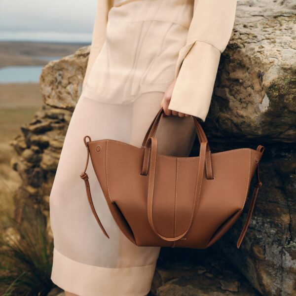 Polène Cyme Mini in Camel Cyme Mini in Camel - Mini Bags - Parisian Luxury Leather Bag at Coveti