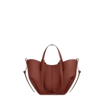 Polène Cyme Mini in Red Clay Cyme Mini in Red Clay - Mini Bags - Parisian Luxury Leather Bag at Coveti