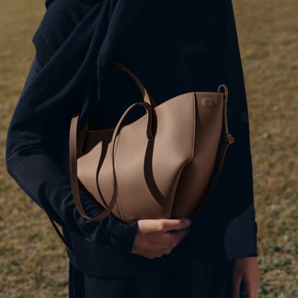 Polène Cyme Mini in Root Cyme Mini in Root - Mini Bags - Parisian Luxury Leather Bag at Coveti