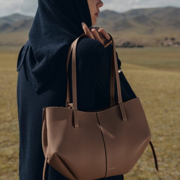 Polène Cyme Mini in Root Cyme Mini in Root - Mini Bags - Parisian Luxury Leather Bag at Coveti