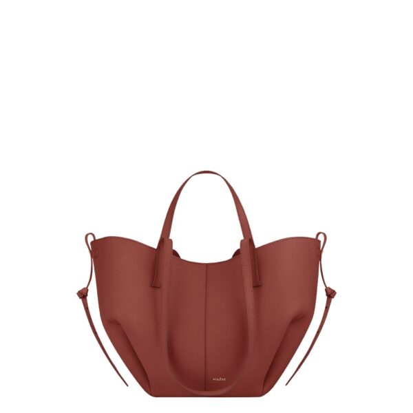 Polène Cyme Mini in Terracotta Cyme Mini in Terracotta - Mini Bags - Parisian Luxury Leather Bag at Coveti