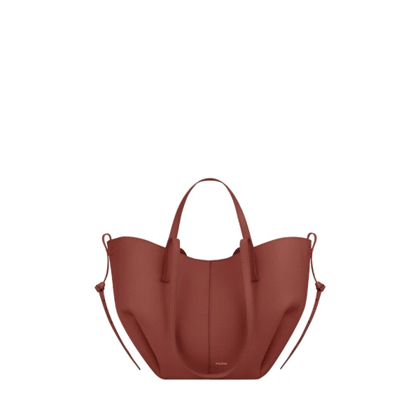 Polene Cyme Mini in Terracotta Bag