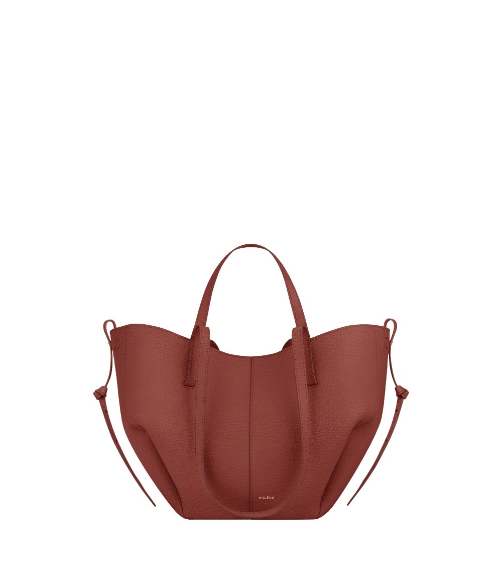 Polène Cyme Mini in Terracotta Cyme Mini in Terracotta - Mini Bags - Parisian Luxury Leather Bag at Coveti