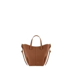 Polène Cyme Tote Nano in Camel Cyme Tote Nano in Camel - Mini Bags - Parisian Luxury Leather Bag at Coveti