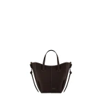 Brown-Cyme-Tote-Nano-in-Ebony-collection-coveti57960_nobg Polène Cyme Tote Nano in Ebony Cyme Tote Nano in Ebony - Mini Bags - Parisian Luxury Leather Bag at Coveti
