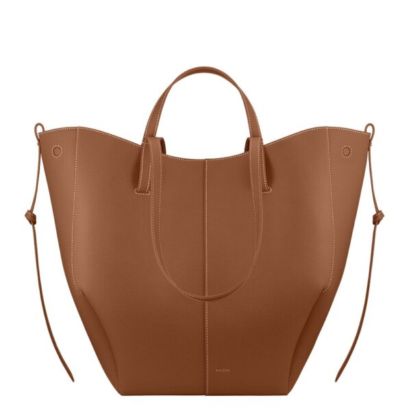 Polène Cyme Tote in Camel Cyme Tote in Camel - Totes & Top-Handle Bags - Parisian Luxury Leather Bag at Coveti