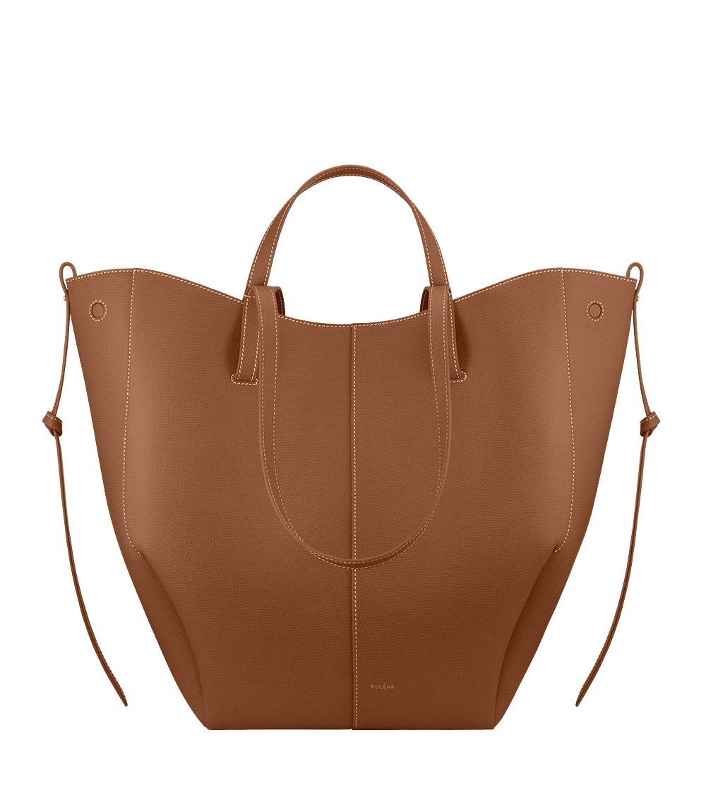 Polène Cyme Tote in Camel Cyme Tote in Camel - Totes & Top-Handle Bags - Parisian Luxury Leather Bag at Coveti