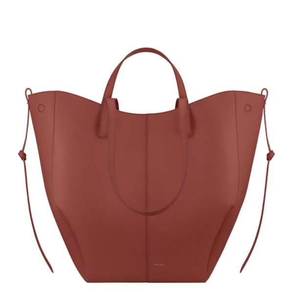 Polène Cyme Tote in Terracotta Cyme Tote in Terracotta - Totes & Top-Handle Bags - Parisian Luxury Leather Bag at Coveti