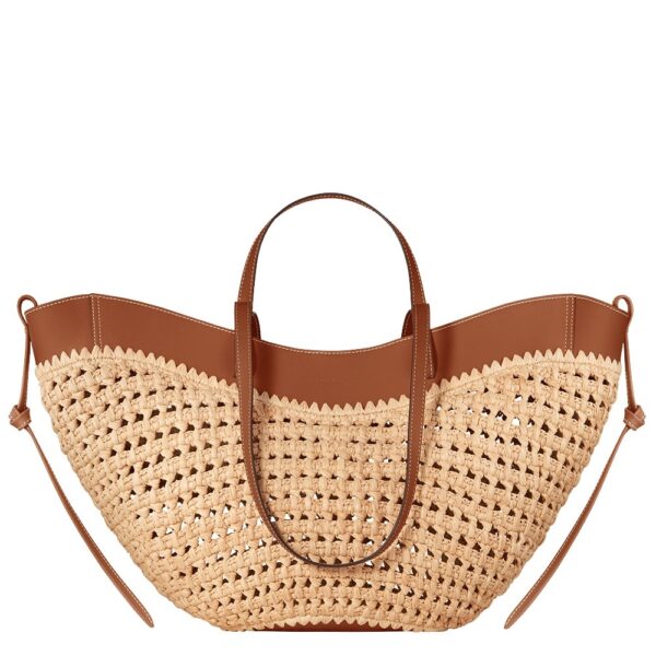 Polène Cyme in Brown Cyme in Brown - Totes & Top-Handle Bags - Parisian Luxury Leather Bag at Coveti