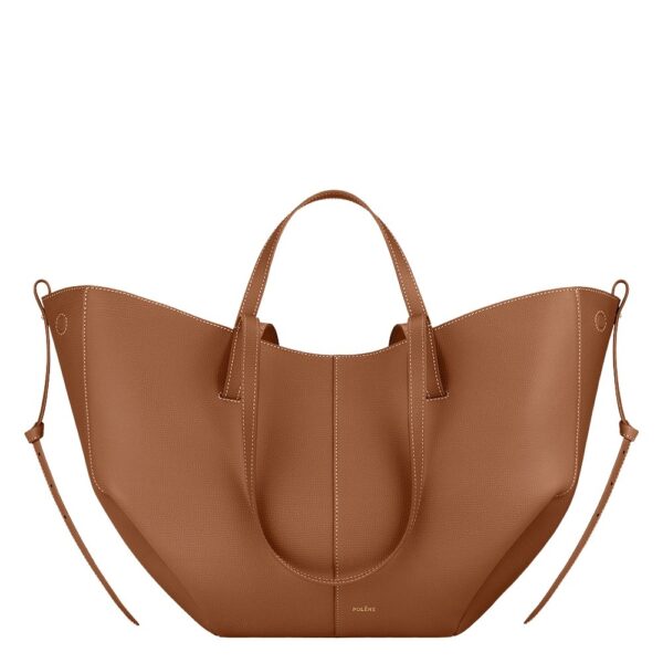 Polène Cyme in Camel Cyme in Camel - Totes & Top-Handle Bags - Parisian Luxury Leather Bag at Coveti