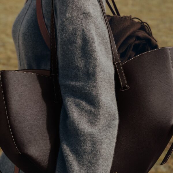 Polène Cyme in Ebony Cyme in Ebony - Totes & Top-Handle Bags - Parisian Luxury Leather Bag at Coveti
