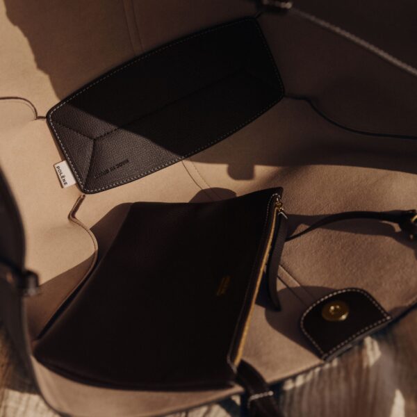 Polène Cyme in Ebony Cyme in Ebony - Totes & Top-Handle Bags - Parisian Luxury Leather Bag at Coveti