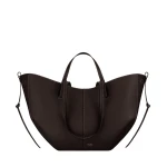 Polène Cyme in Ebony Cyme in Ebony - Totes & Top-Handle Bags - Parisian Luxury Leather Bag at Coveti