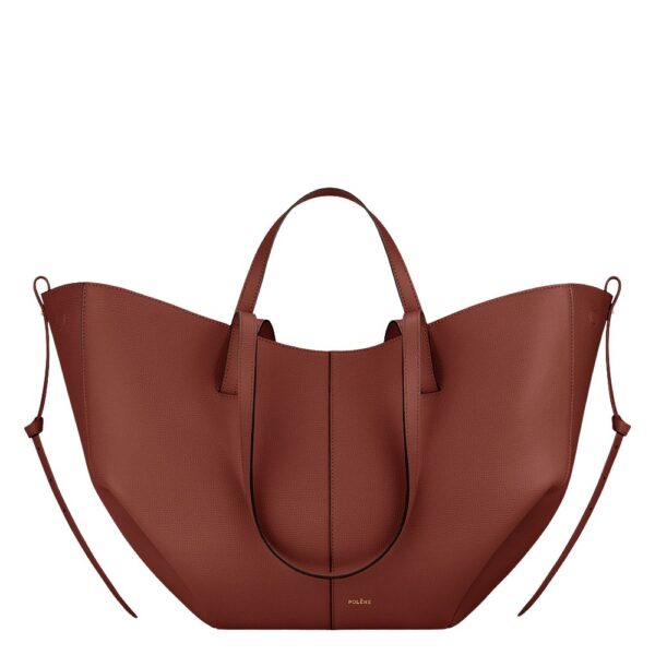 Polène Cyme in Red Clay Cyme in Red Clay - Totes & Top-Handle Bags - Parisian Luxury Leather Bag at Coveti