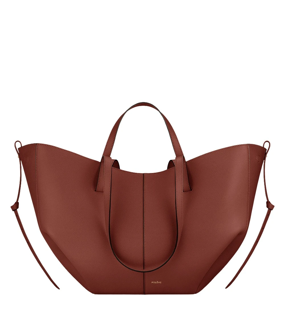 Polène Cyme in Red Clay Cyme in Red Clay - Totes & Top-Handle Bags - Parisian Luxury Leather Bag at Coveti